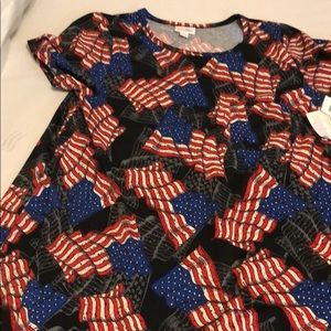 NWT Americana Lularoe Carly Dress